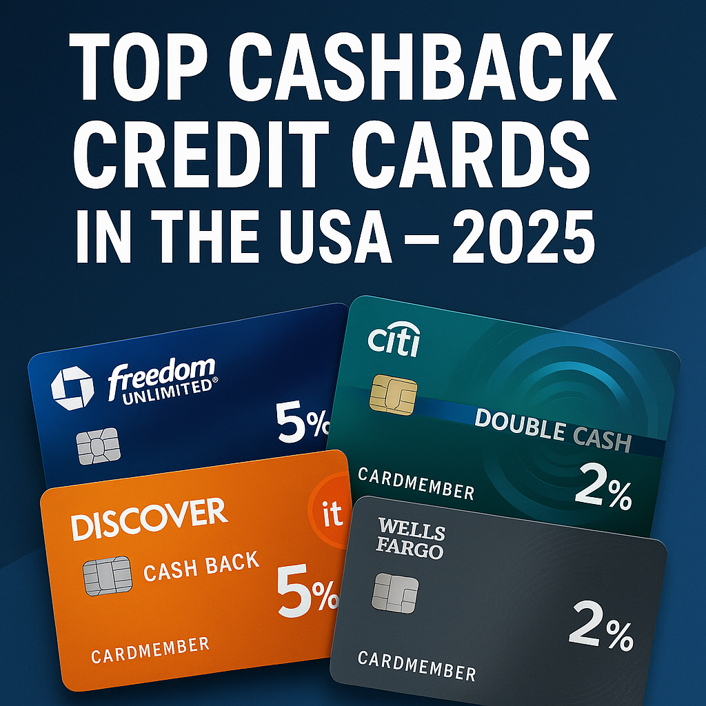 Top Cashback Credit Cards in the USA – 2025 (Ranked & Reviewed)